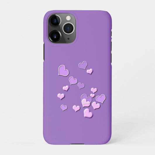 Coque iPhone 11Pro cœurs (Dos)
