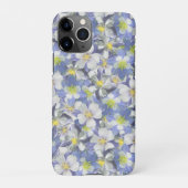Coque iPhone 11Pro Columbines Motif sans couture (Dos)