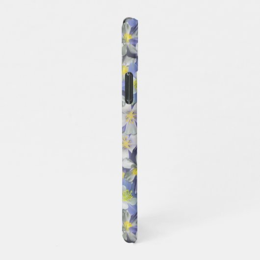 Coque iPhone 11Pro Columbines Motif sans couture (Côté droit)