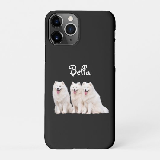 Coque iPhone 11Pro Coque d'esquisse personnalisée pour animaux de com (Dos)
