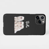 Coque iPhone 11Pro Coque d'esquisse personnalisée pour animaux de com (Dos Horizontal)