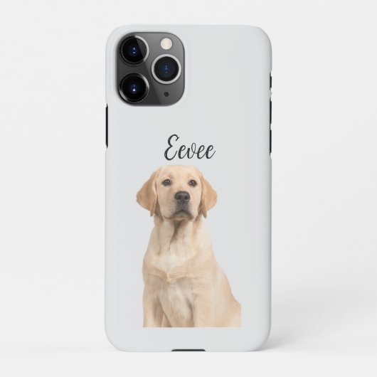 Coque iPhone 11Pro Coque d'esquisse personnalisée pour animaux de com (Dos)