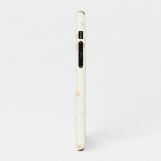 Coque iPhone 11Pro Cozy Winter Phone Case | Soft Teddy Bear aesthetic (Côté gauche)