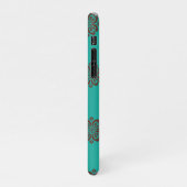 Coque iPhone 11Pro "Crimson Scrolls - Bold Elegance" (Côté gauche)