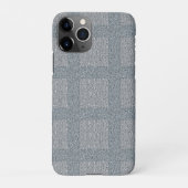Coque iPhone 11Pro Dusty Blue et Grey sur Tweet Design (Dos)