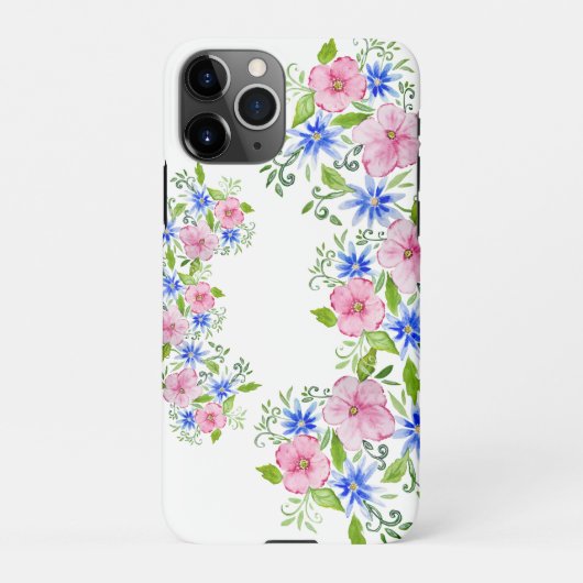 Coque iPhone 11Pro Elégante décoration florale motif (Dos)