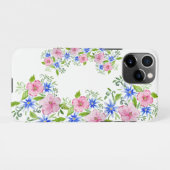 Coque iPhone 11Pro Elégante décoration florale motif (Dos Horizontal)