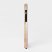 Coque iPhone 11Pro Élégante fille Peach Gold Parties scintillant Moti (Côté gauche)