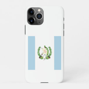 Coque iPhone 11Pro Emblème du drapeau guatémaltèque