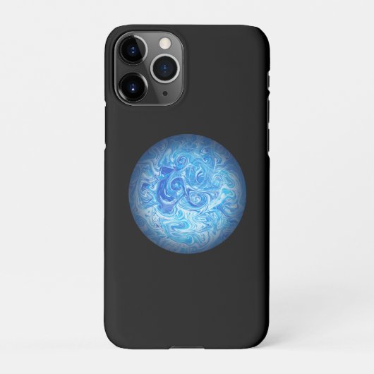 Coque iPhone 11Pro Étui pour téléphone en art fluide Calm Tide iPhone (Dos)