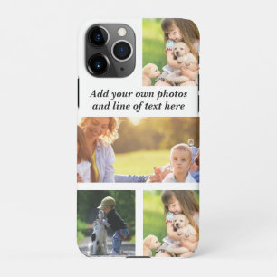 Coque iPhone 11Pro Faites votre propre collage photo et texte