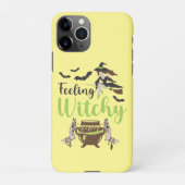 Coque iPhone 11Pro Feeling witchy magic halloween (Dos)