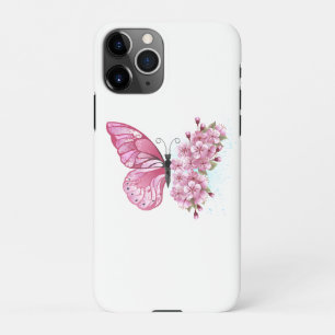Coque iPhone 11Pro Flower Butterfly