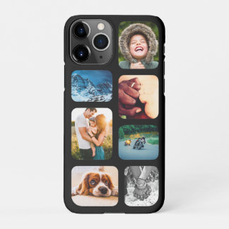 Coque iPhone 11Pro iPhone11 Pro Photo Collage Modèle arrondi mobile