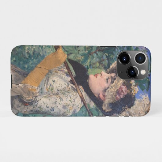 Coque iPhone 11Pro Jeanne (Printemps) Par Édouard Manet (Dos Horizontal)