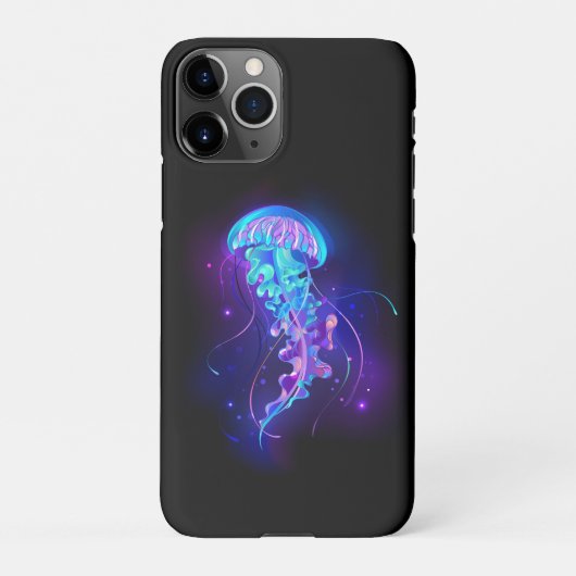 Coque iPhone 11Pro Jellyfish éclatante couleur (Dos)