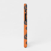 Coque iPhone 11Pro Joli Citrouille effrayé face aux jours d'Halloween (Côté gauche)