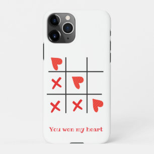 Coque iPhone 11Pro Joyeuse Saint Valentin blanc