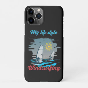 Coque iPhone 11Pro La planche à voile est mon style de vie