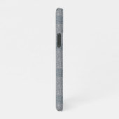 Coque iPhone 11Pro Laine tricotée grise et sauge (Côté droit)