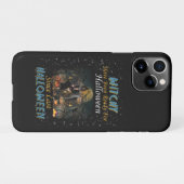 Coque iPhone 11Pro Les sorciers sont prêts pour Halloween (Dos Horizontal)