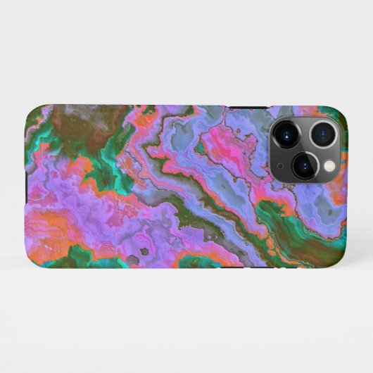 Coque iPhone 11Pro Marbre aigre (Dos Horizontal)