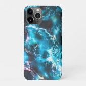 Coque iPhone 11Pro Marbre bleu (Dos)