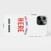 COQUE iPhone 11Pro MARQUE BLANCHE MODERNE ET PERSONNALISABLE VÉRIFIÉE (Dos Horizontal)