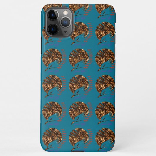 Coque iPhone 11Pro Max aigle de style chic (Dos)