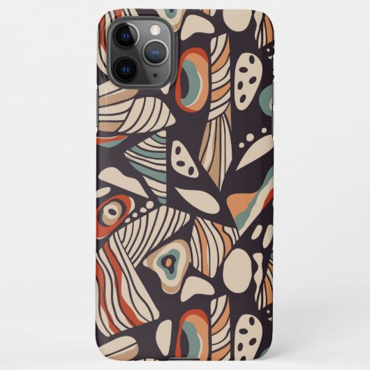 Coque iPhone 11Pro Max Ailes de papillons Abstraites inspirées du motif d (Dos)