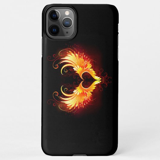 Coque iPhone 11Pro Max Angel Fire Heart with Wings (Dos)