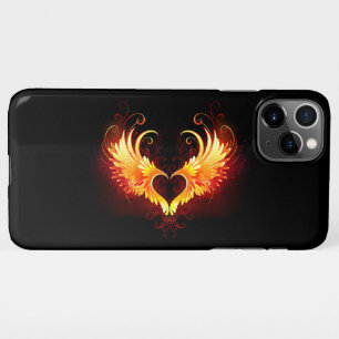 Coque iPhone 11Pro Max Angel Fire Heart with Wings