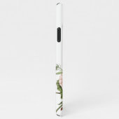 Coque iPhone 11Pro Max Aquarelle de fleurs botaniques NOM PERSONNALISÉ (Côté droit)