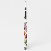 Coque iPhone 11Pro Max Aquarelle de fleurs botaniques NOM PERSONNALISÉ (Côté gauche)