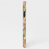 Coque iPhone 11Pro Max Aquarelle florale d'ananas tropicale Motif (Côté droit)