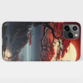 Coque iPhone 11Pro Max Arbre bonsaï (Dos Horizontal)