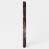 Coque iPhone 11Pro Max Arbre rouge en fleurs de cerisiers (Côté gauche)