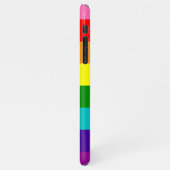 Coque iPhone 11Pro Max Arc en ciel LGBT drapeau gay (Côté gauche)