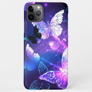 Coque iPhone 11Pro Max Arrière - plan avec papillons de nuit