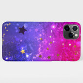 Coque iPhone 11Pro Max Arrière - plan rose brillant (Dos Horizontal)