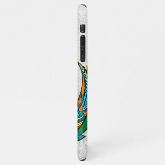 Coque iPhone 11Pro Max Art de l'alligator tribal (Côté gauche)