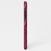 Coque iPhone 11Pro Max Art Deco pattern with gold geometric fan motifs  (Côté gauche)