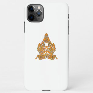 Coque iPhone 11Pro Max Art Floral Paisley ・ Décor Boho Orange