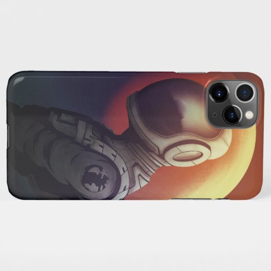 Coque iPhone 11Pro Max Astronaute (Dos Horizontal)