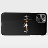 Coque iPhone 11Pro Max Barbell Weighting Heartbeat Cool de construction d (Dos Horizontal)