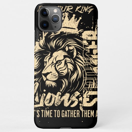 COQUE iPhone 11Pro MAX BE YOUR KING  (Dos)