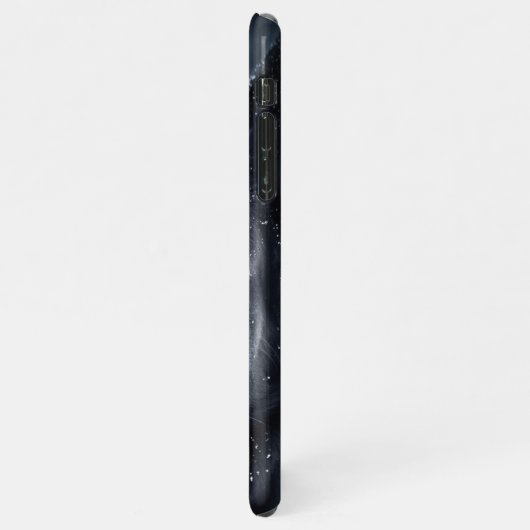 Coque iPhone 11Pro Max Black German Shepherd (Côté gauche)