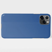 Coque iPhone 11Pro Max Bleu ébloui (couleur solide) (Dos Horizontal)