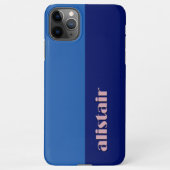 Coque iPhone 11Pro Max Block Colours With Personalization (Dos)
