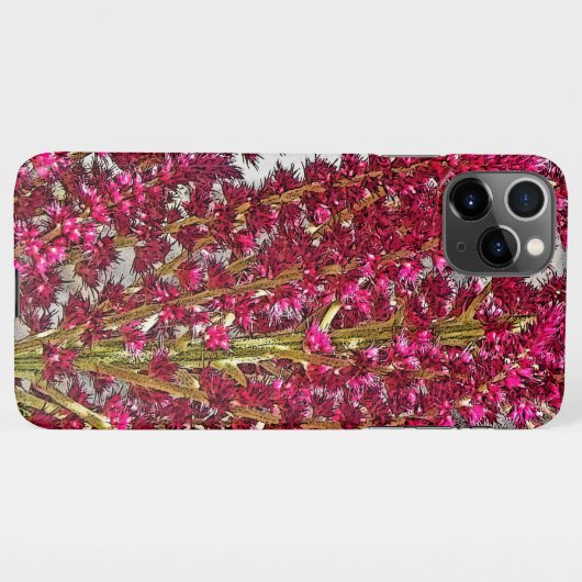 COQUE iPhone 11Pro MAX BLOSSOMS ROSE SUR LA VENT (Dos Horizontal)